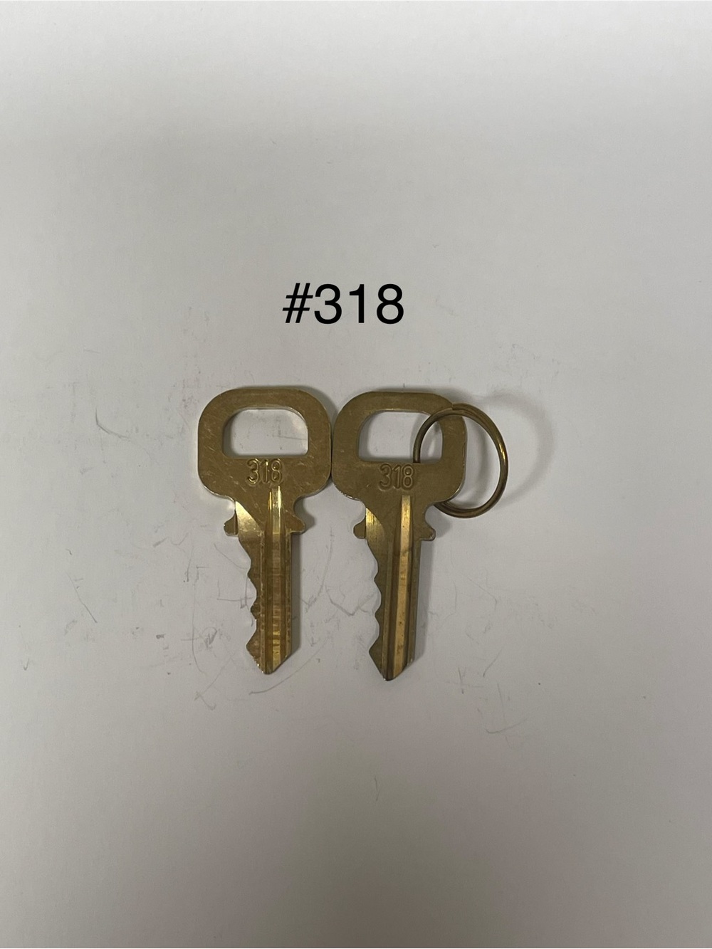 Louis Vuitton Gold Tone Spare Key #318